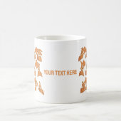 Wegkegels en oranje goudvissen koffiemok (Center)