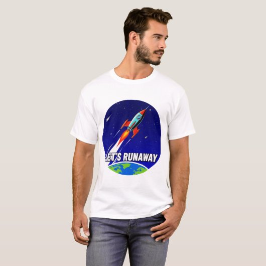 Wegloop T-Shirt (Voorkant volledig)