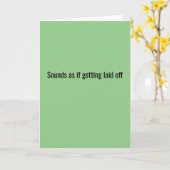 weglopen, een ineenstorting - kaart (Gele Bloem)