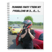 WEGLOPEN VAN MIJN PROBLEMEN IN 3... 2... 1... NOTITIEBOEK (Voorkant)