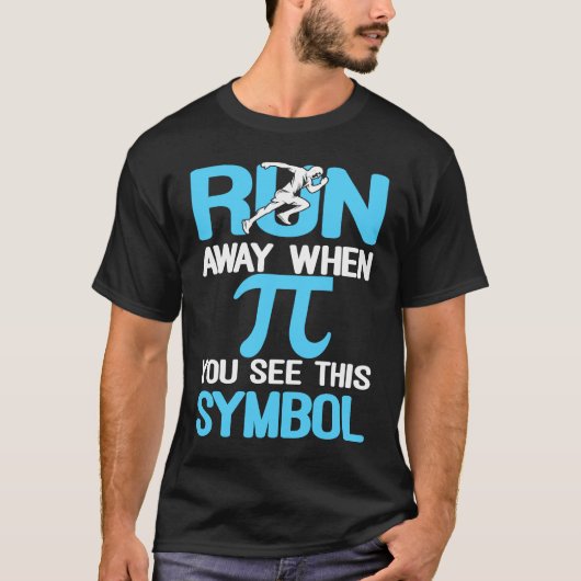 Weglopen wanneer je dit symbool I PI-symbool ziet T-shirt (Voorkant)