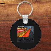 Wegmaker Beloftehouder Wonderwerker God Christi Sleutelhanger (Voorkant)