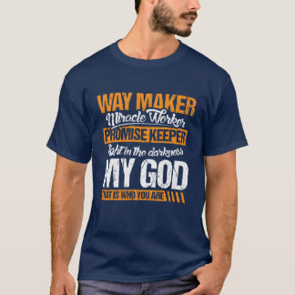 Wegmaker Jesaja Jezus Christelijke Quote vriend T-shirt