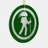 Wegmarkering voor stekelvarkens keramisch ornament (Rechts)