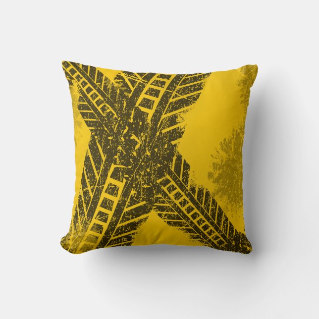 Wegmarkering voor zwarte banden met hoogspanning kussen (Voorkant)