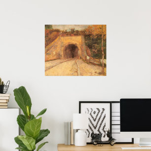 Wegonderdoorgang, Viaduct door Vincent van Gogh Poster