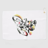Wegracefiets Golfhanddoek (Horizontaal)