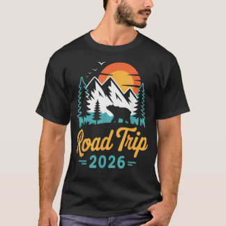 Wegreis 2026 Gezinsvriend Vakantie Reizen T-shirt