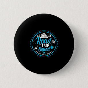 Wegreis gezelschap familie vakantie bijpassende gr ronde button 5,7 cm