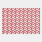 Wegreis Kerstvakantie tool | gemengde kleur Inpakpapier Vel (Voorkant 2)