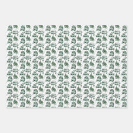 Wegreis Kerstvakantie tool | gemengde kleur Inpakpapier Vel