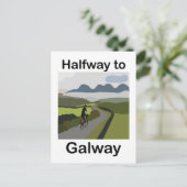 Wegreis naar Galway Reis Briefkaart (Staand voorkant)