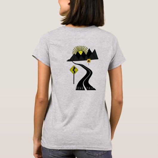 wegreis t-shirt (Achterkant)