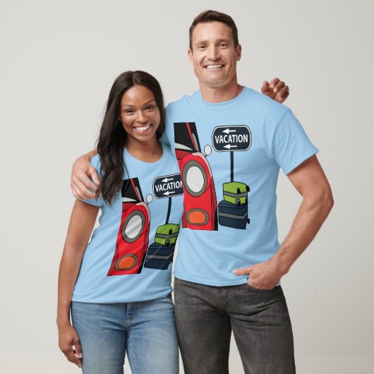 Wegreis Vakantie T-shirt (Unisex)