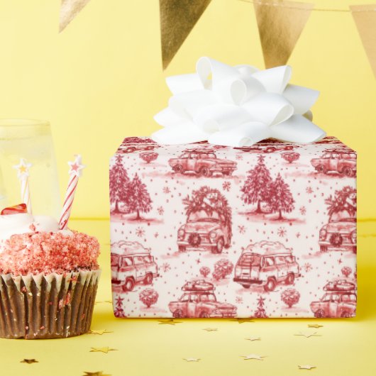 Wegreis vakantie tool | rood cadeaupapier (Verjaardagsfeest)