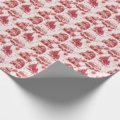 Wegreis vakantie tool | rood cadeaupapier (Hoek)