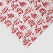 Wegreis vakantie tool | rood tissuepapier (Detail)