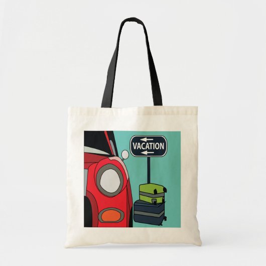 Wegreis Vakantie Tote Bag (Voorkant)