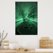 Wegreiseffect Poster (Keuken)