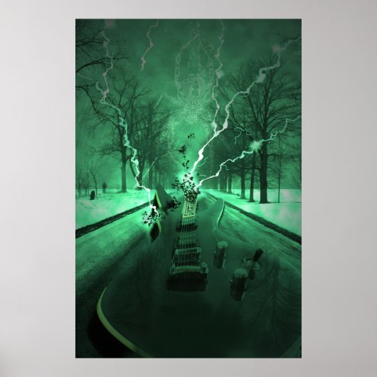 Wegreiseffect Poster (Voorkant)