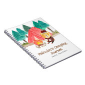 Wegreisjournaal voor kind van kampeerauto's notitieboek (Rechterzijde)