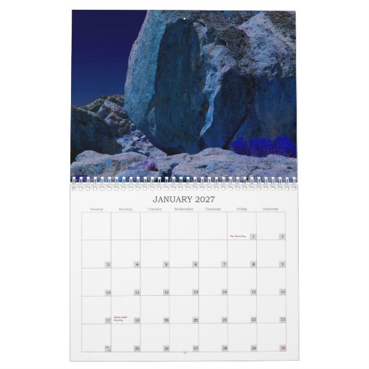 Wegreisschaal Kalender (Jan 2027)