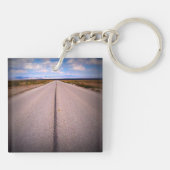 Wegreisweg Vacature Foto Sleutelhanger (Achterkant)