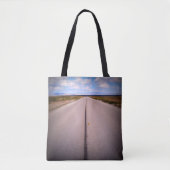 Wegreisweg Vacature Foto Tote Bag (Voorkant)