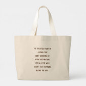 Wegreizen & Schelmenstreken Outdoor Patch Tote Tas (Achterkant)