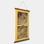 Wegrenner Houten Top Tapijt Hangend Wandkleed (Gebogen)