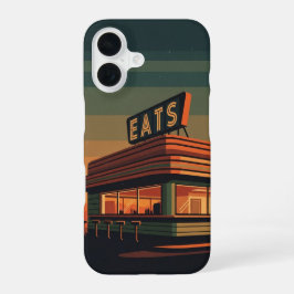 Wegrestaurant Stilte iPhone 16 Hoesje