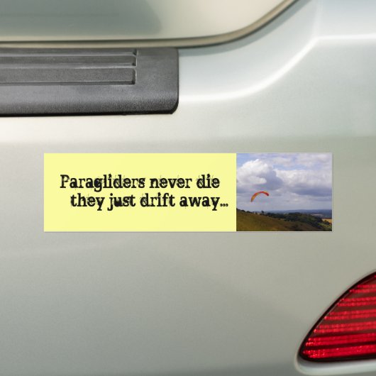Wegrijden Bumpersticker (Op auto)