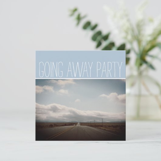 Wegrijden Save The Date (Staand voorkant)