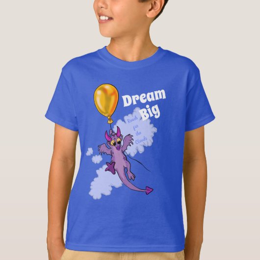 Wegrijden Waalballon Dragon Dream Big T-shirt (Voorkant)