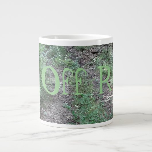 Wegrijdend spoor grote koffiekop (Voorkant)