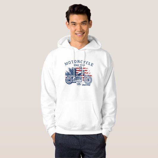 Wegrijroute 66 Sturgis of Bust Hoodie (Voorkant volledig)