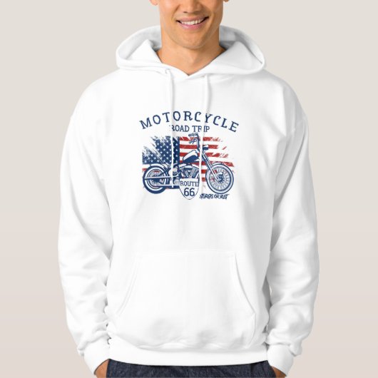 Wegrijroute 66 Sturgis of Bust Hoodie (Voorkant)