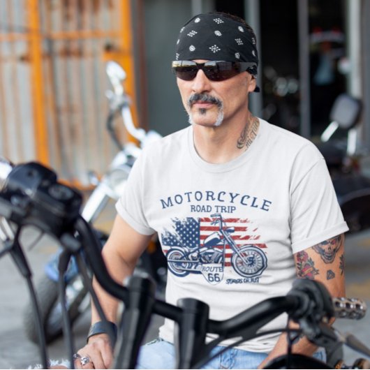 Wegrijroute 66 Sturgis of Bust T-shirt