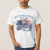 Wegrijroute 66 Sturgis of Bust T-shirt (Voorkant)