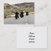 Wegrijtuig voor motorfietsen - Biker Trio Visitekaartje (Voorkant / Achterkant)