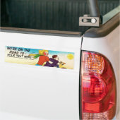 Wegrijtuig voor motorfietsen bumpersticker (Op Truck)