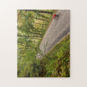 Wegrijwielen op landelijke weg legpuzzel (Verticaal)