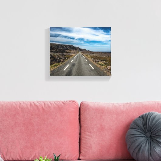 Wegrit Canvas Afdruk (Insitu (Woonkamer))