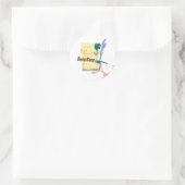 WEGRUNNER™ BEEP BEEP!™ RONDE STICKER (Tas)