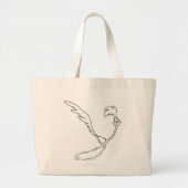 WEGRUNNER™ draait Grote Tote Bag (Voorkant)