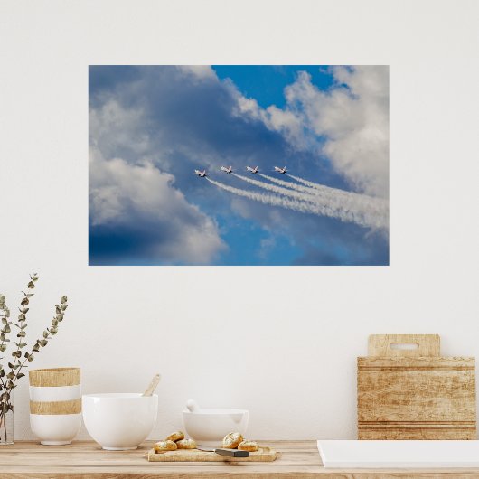 Wegstrepen Poster (Keuken)