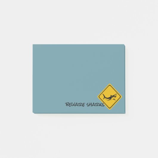 wegteken voor haaien - Postbus-it-Notes Post-it® Notes (Voorkant)