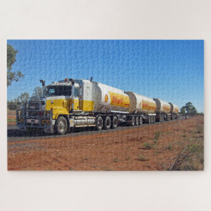 Wegtrein Vrachtwagen Australië Legpuzzel