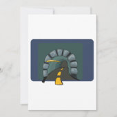 Wegtunnel met gele lijnmarkeringen kaart (Voorkant)