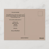 Wegvaren in een ballonschip Adreswijziging Briefkaart (Achterkant)